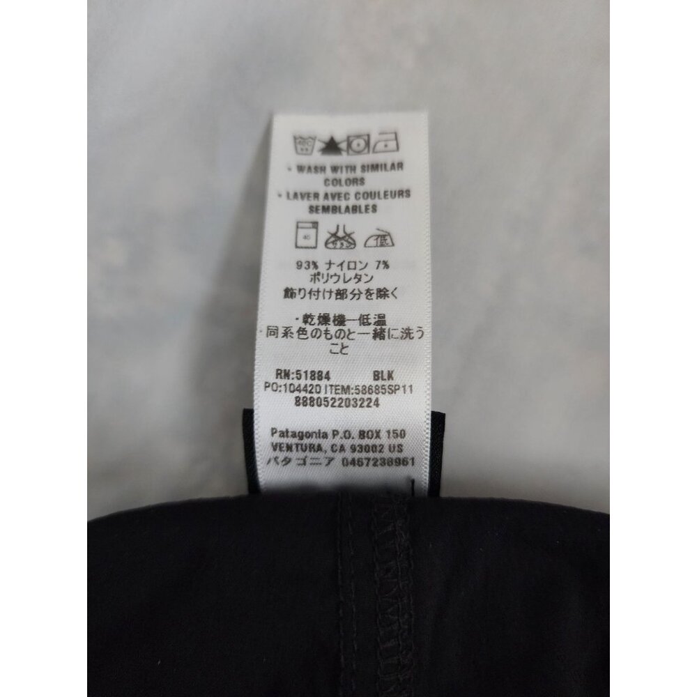 Patagonia Women's Black Activewear Golf Tennis Casual Wrap A-Line Skirt Size 4 - Picture 13 of 14